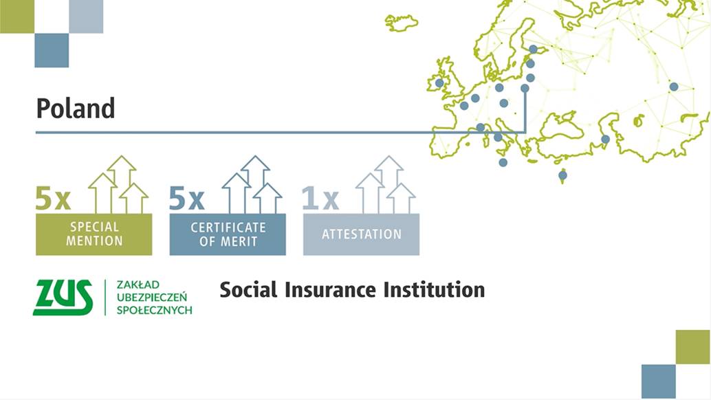 certyfikaty ISSA dla ZUS - infografika do aktualności, cały opis jest w tekście
