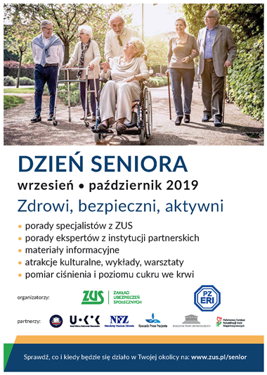plakat Dzień Seniora 2019